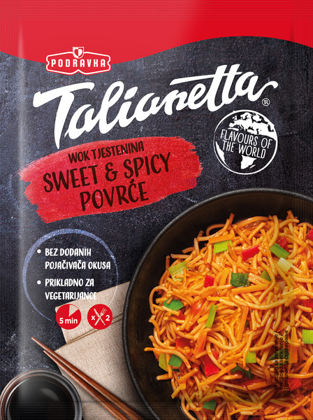 Wok tjestenina sweet&spicy povrće