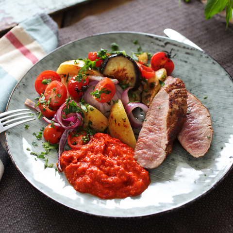 Vepřová panenka po středomořsku