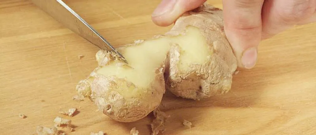 Priprema svježeg korijena đumbira