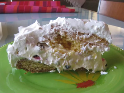 Čupava snježna torta