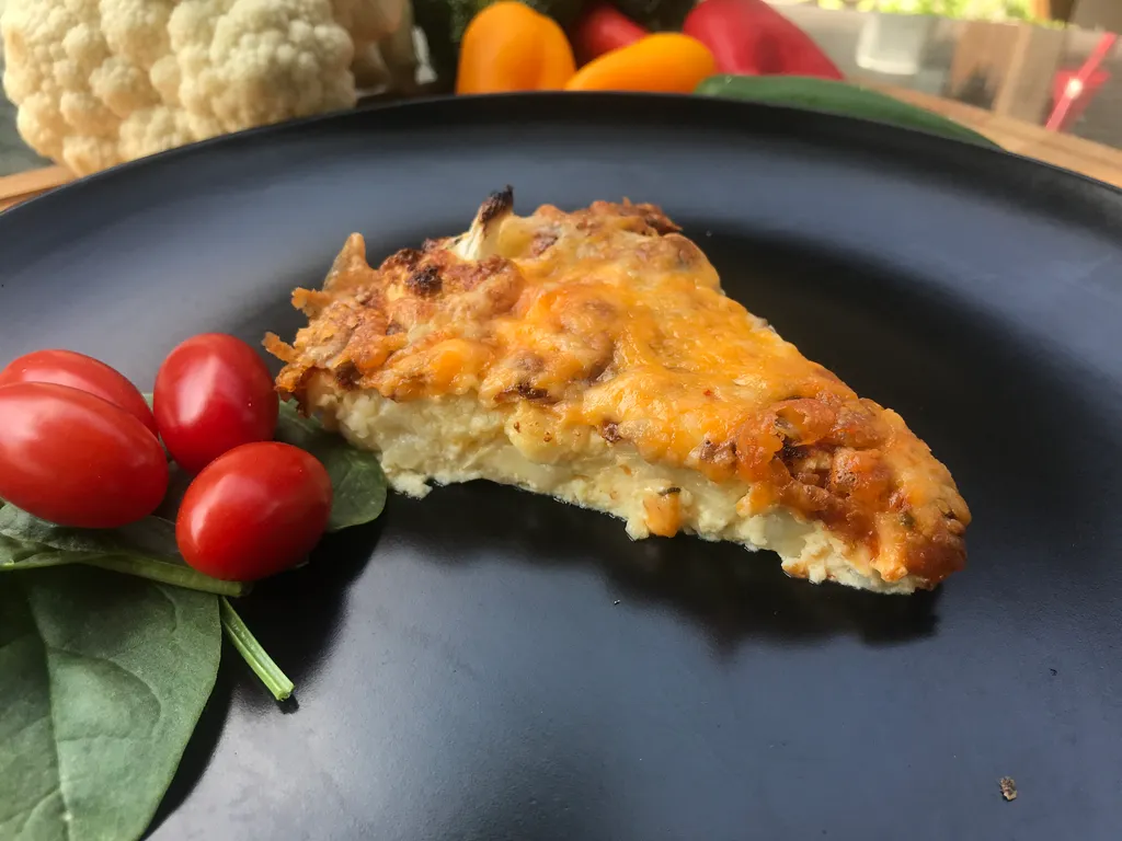 Quiche od karfiola bez kore