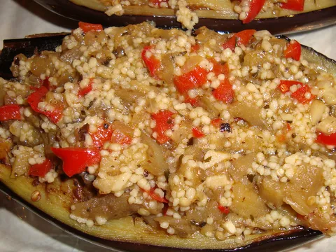 Punjeni patlidžan (sa cous cousom)