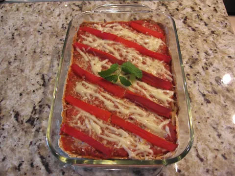 Tart sa paradaizom, lukom i paprikom