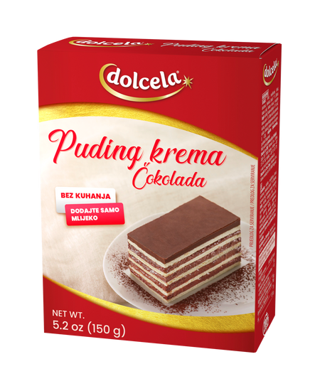 Puding krema za kolače okus čokolada