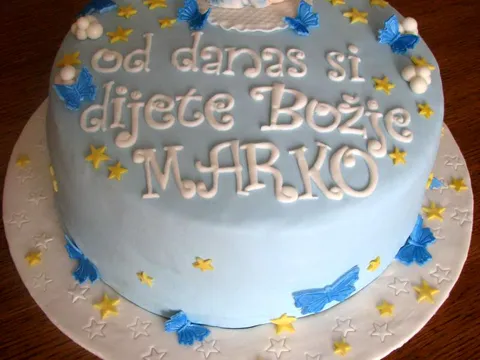 torta za krštenje