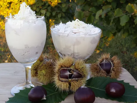 MOUSSE OD KESTENA I BIJELE ČOKOLADE
