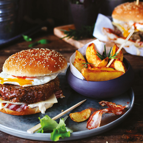 Grilovaný hamburger