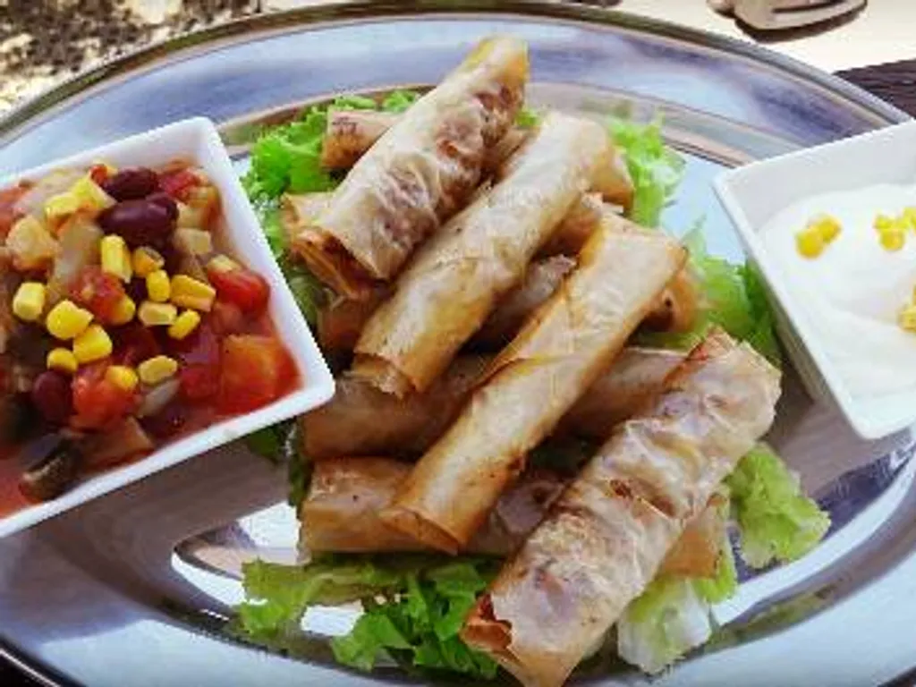 Spring rolls de pollo