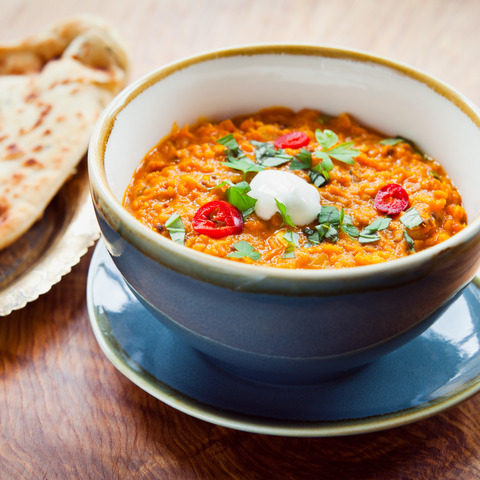 Indický dhal z červené čočky