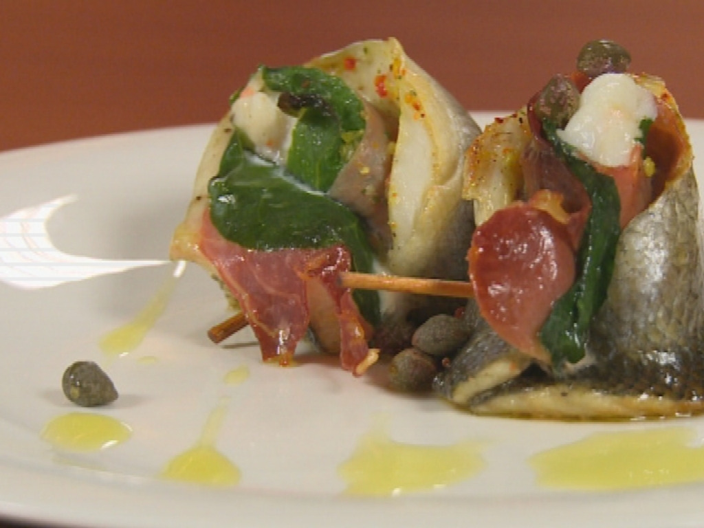 Punjeni filet brancina
