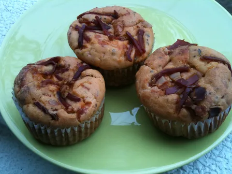 Pikantni muffini s pršutom i sirom by coolinarika