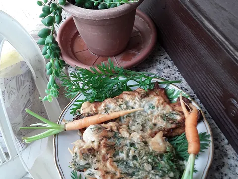 Prženo lišće mrkve