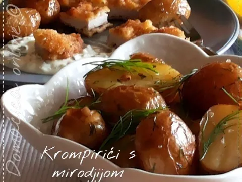 Krompirići s mirodjijom i limunom