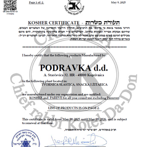 Kosher - Confectionery, Snacks, and Cereals Factory