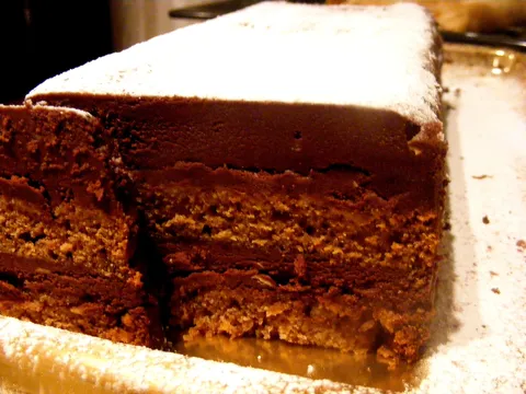 Bûche de Noël (au pain d&#8217;épices)