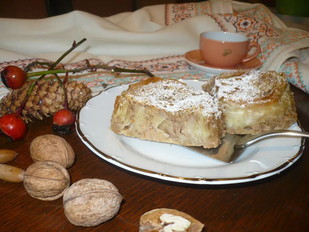 Plisirani puževi s orasima