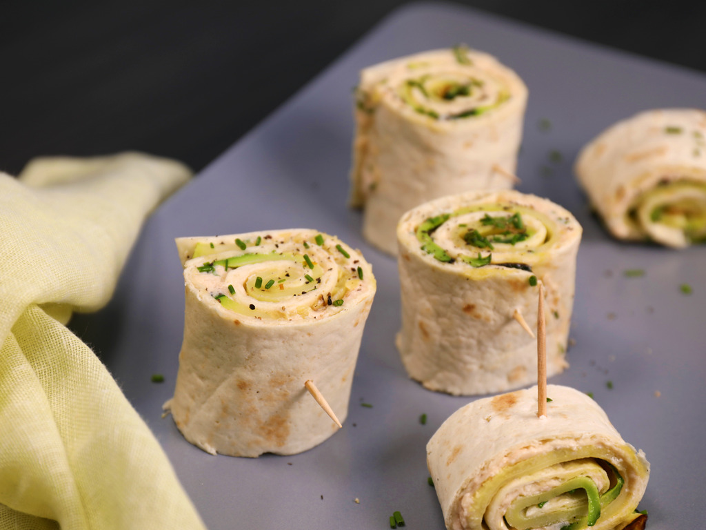 Tortilje s tikvicama i paštetom