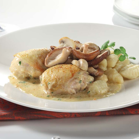 Kuře na bílém víně