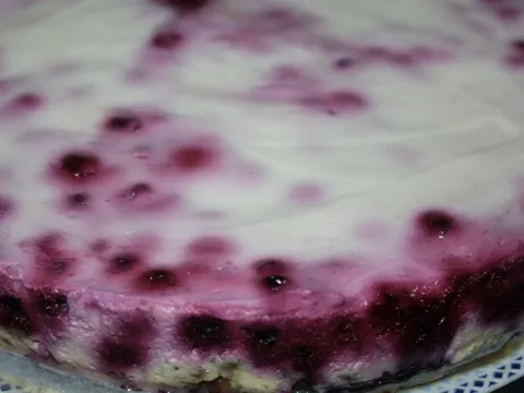 Blueberry cheesecake