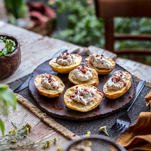 Pečené voňavé brambory