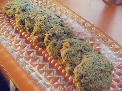Zucchini Chocolate Chip Cookies (Čokoladni keksi s tikvicom)