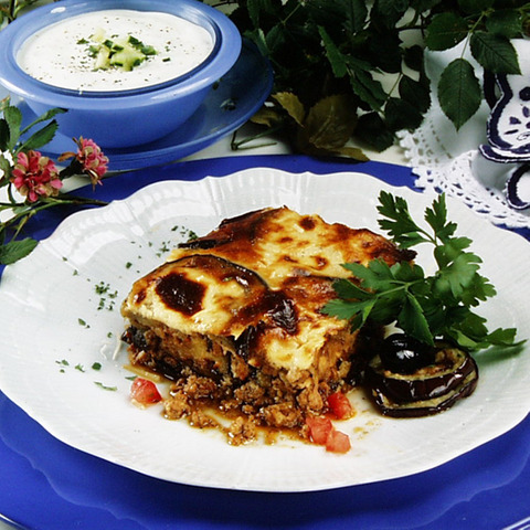 Musaka z baklažánů