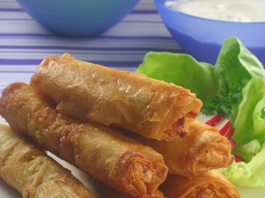 Slaný závin s kuracím mäsom