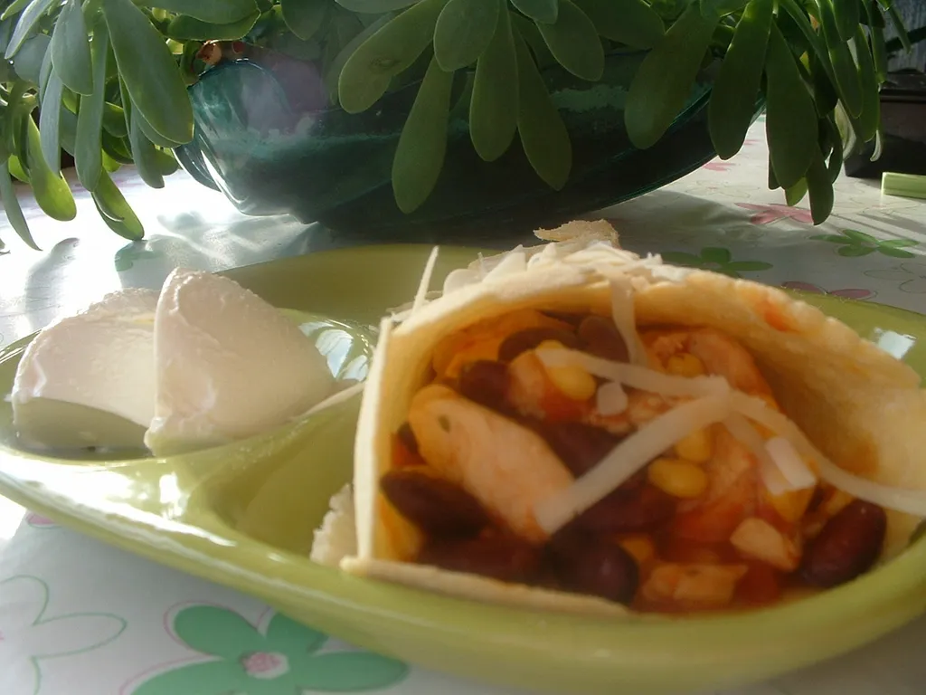 Tortilje sa piletinom i povrćem