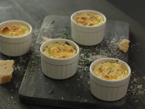 Mini soufflé od šunke