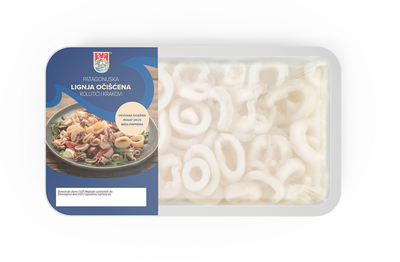 Patagonski lignji očiščeni - koluti in kraki