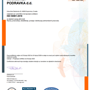 ISO 50001 Podravka d.d.