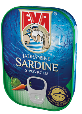 Jadranske sardine s povrćem