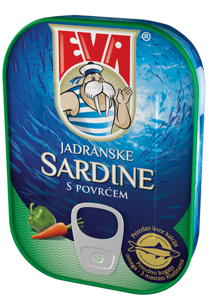 Jadranske sardine s povrćem