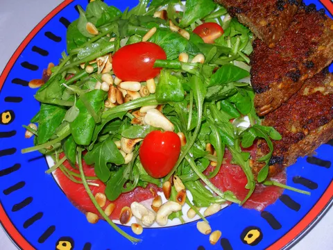 Beef carpaccio