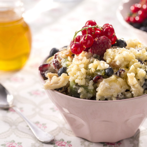 Tvarohový bulgur s ovocem