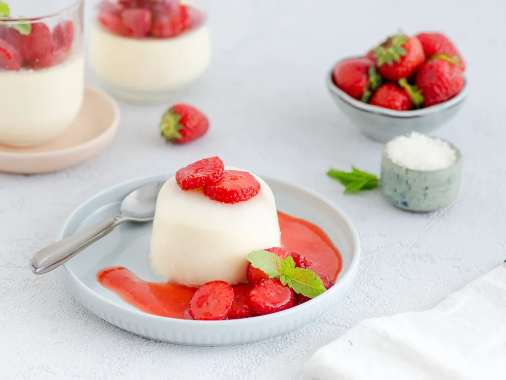 Panna cotta s jagodama