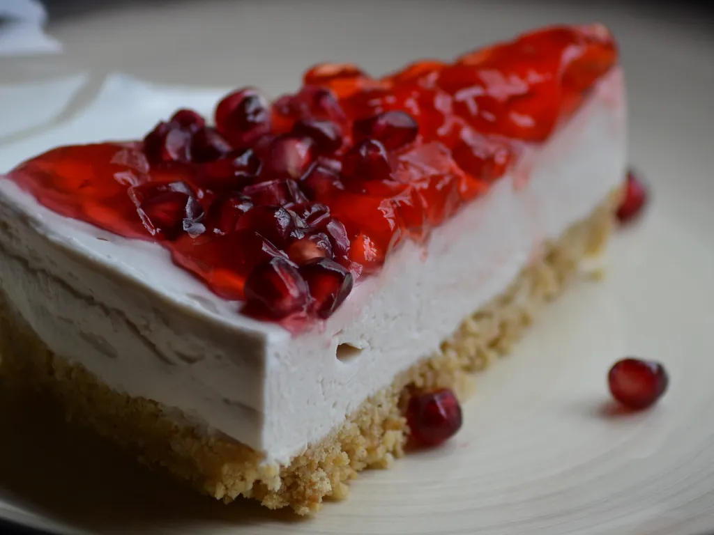 Pomegranate Cheesecake