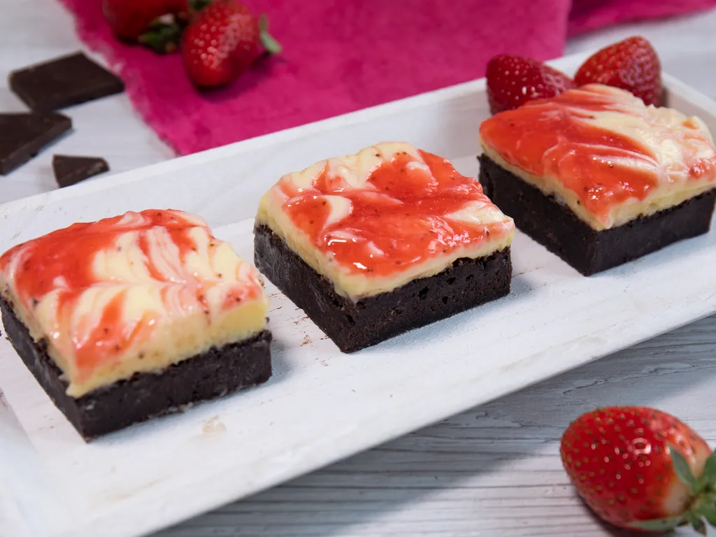 Brownie s finom kremom