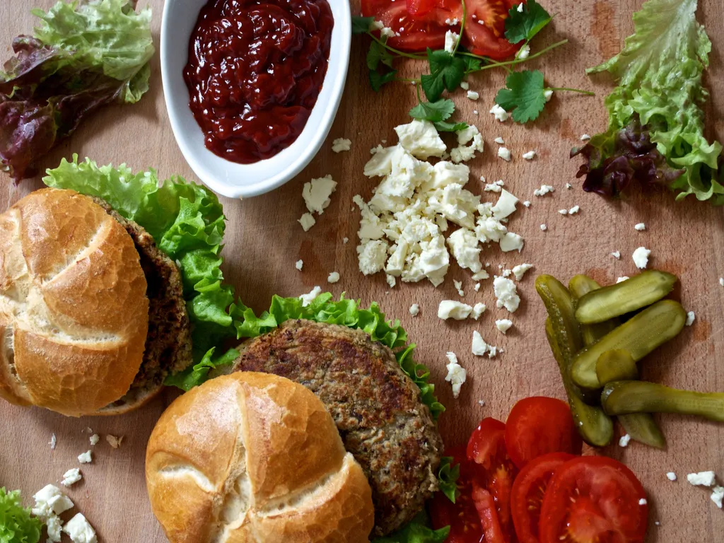 Jamie Oliver`s Happy cow burgers