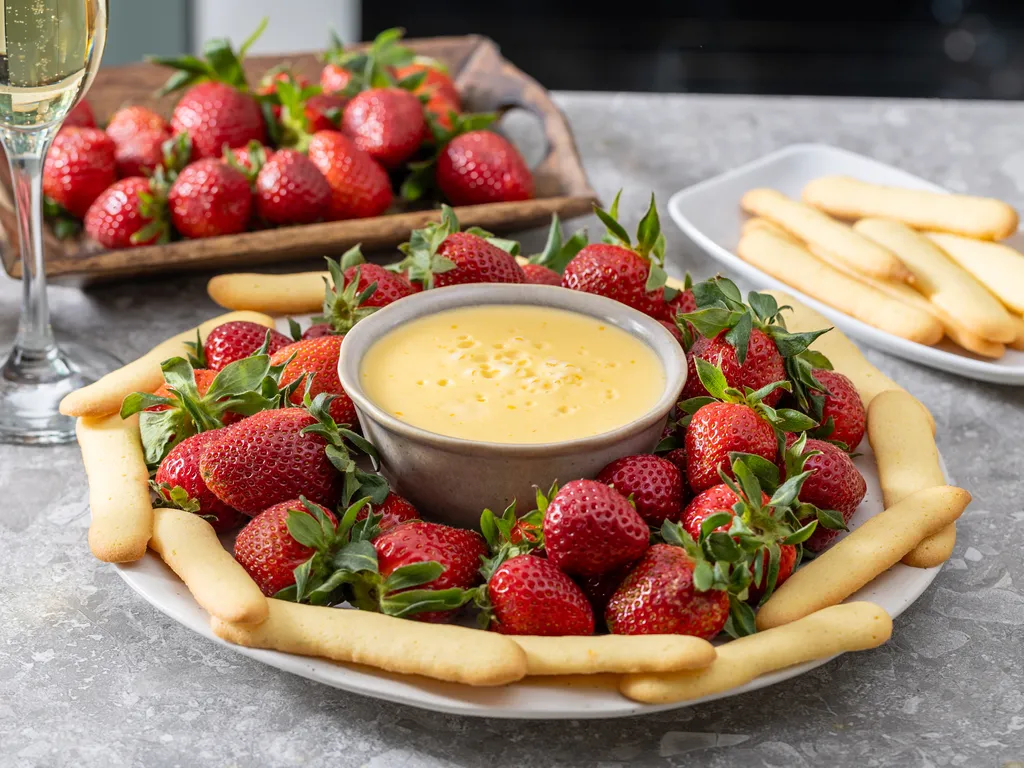 Champagne fondue