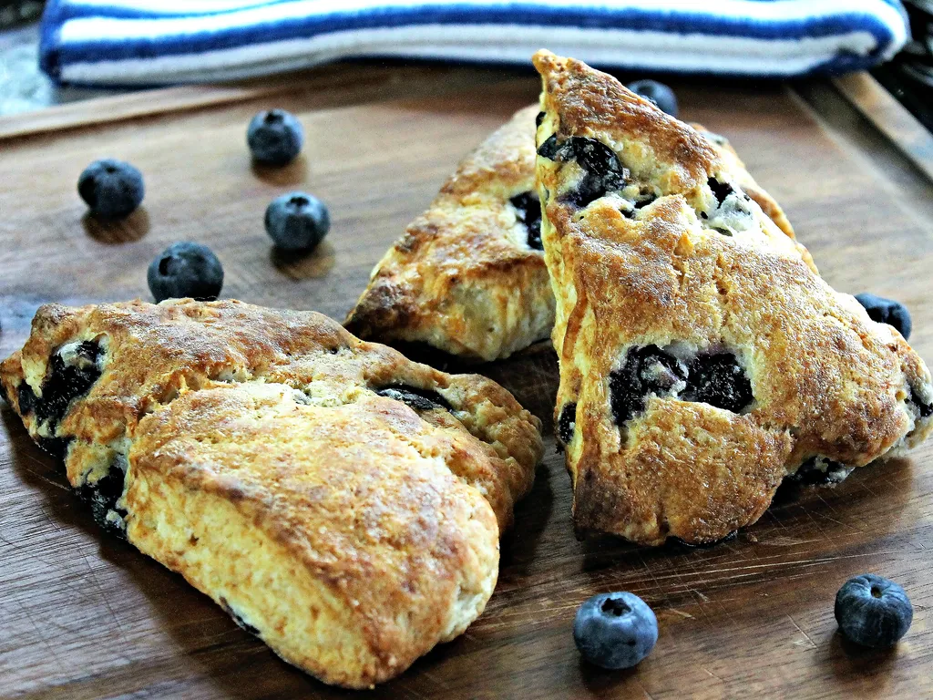 Blueberry Brie Scone...