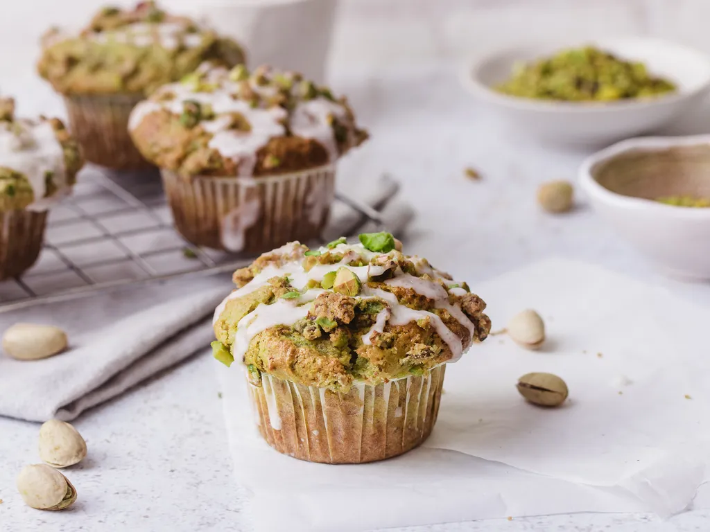 Veganski muffini s pistacijama i bananom
