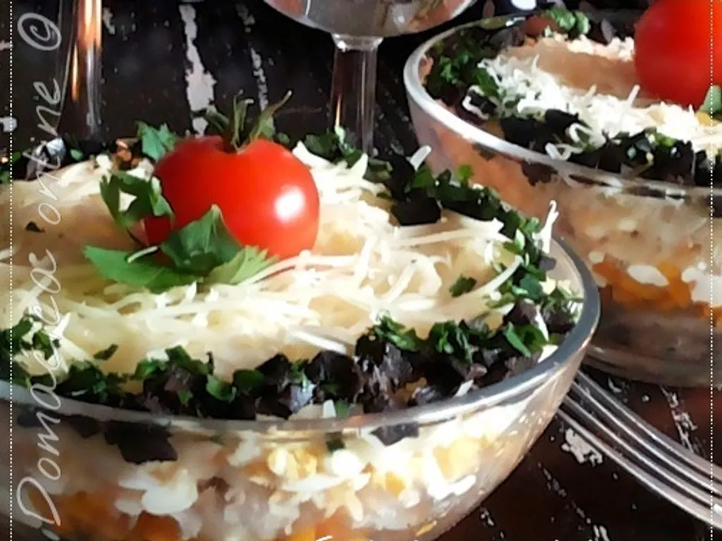 Salata s piletinom i šampinjonima