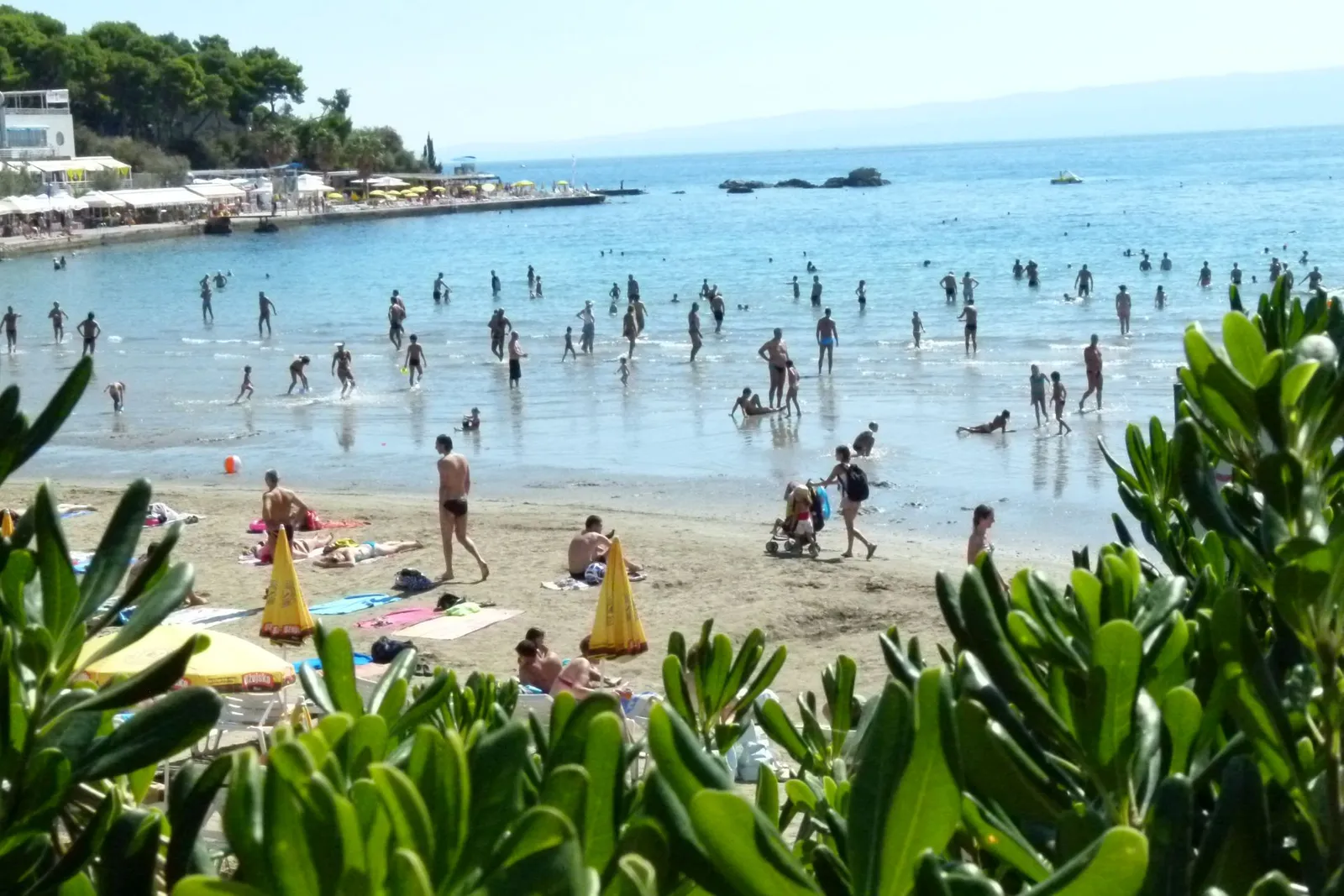 plaža Bačvice, Split , danas oko 12 sati..