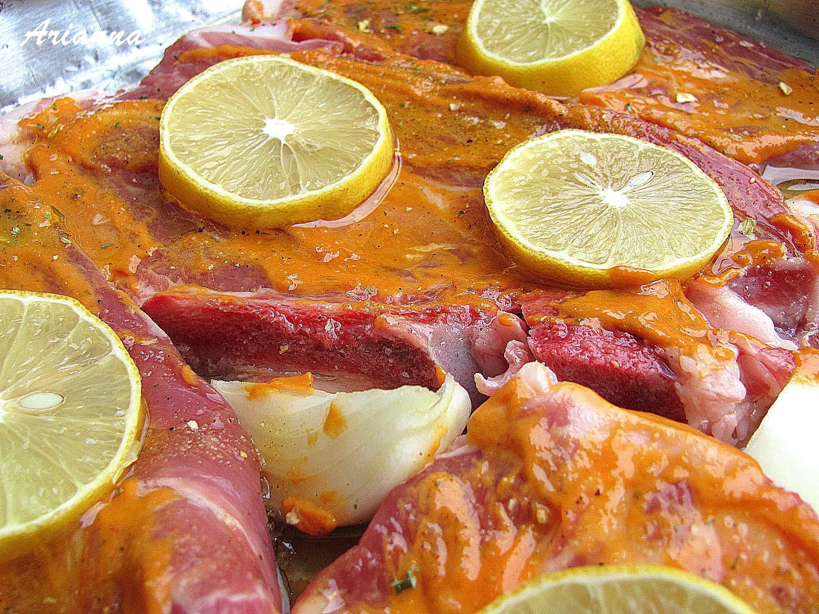 Svinjski vrat sa BBQ & Steak Mustardom…