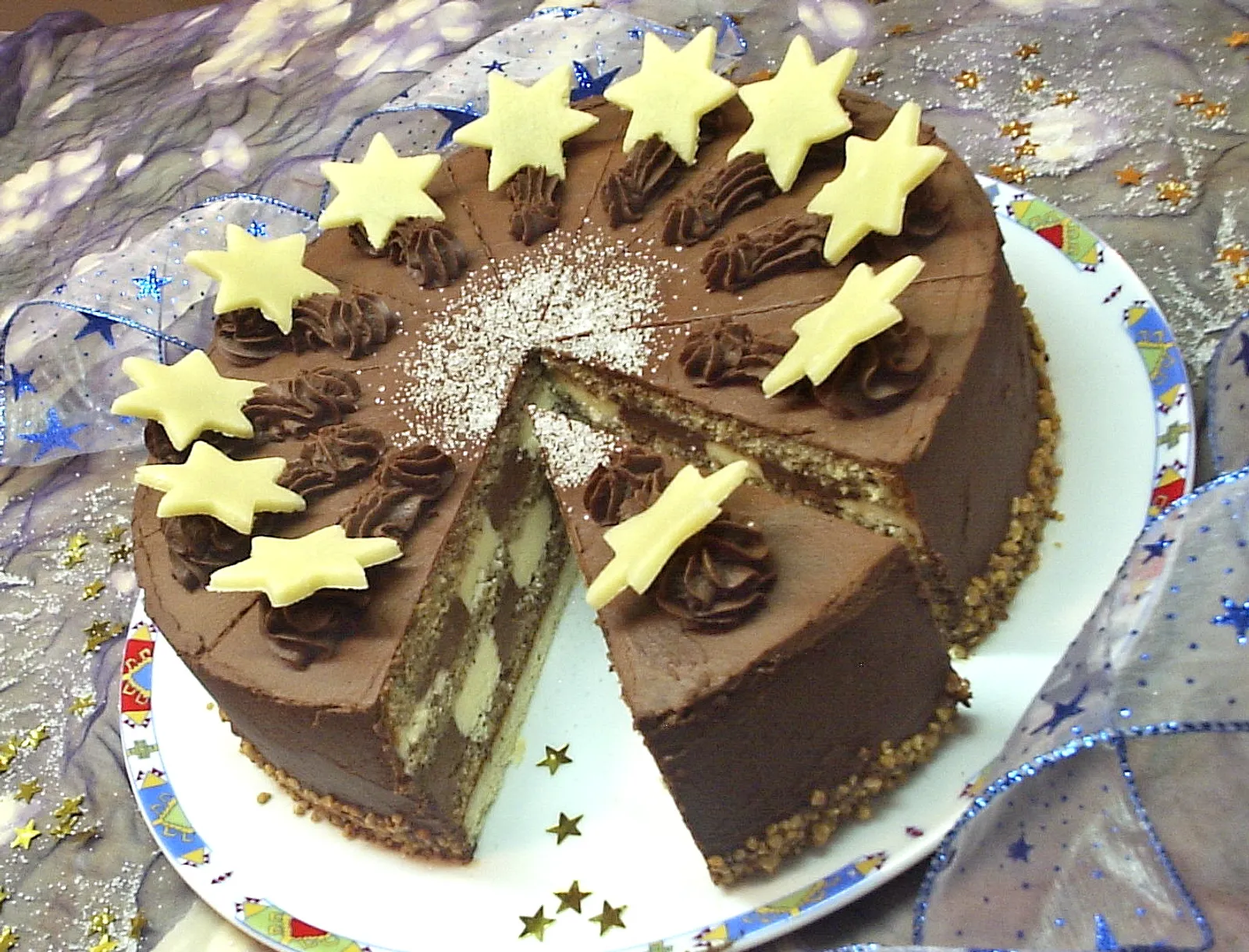 Zimska čokoladna torta