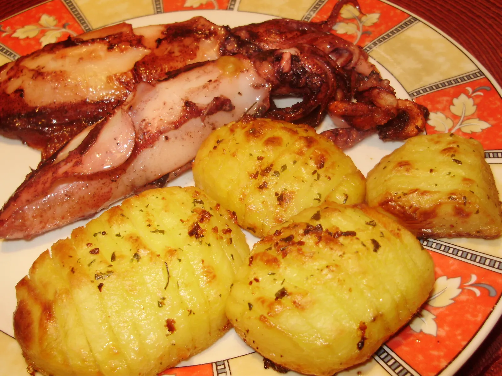 Lignje s pečenim krumpirom by tnova