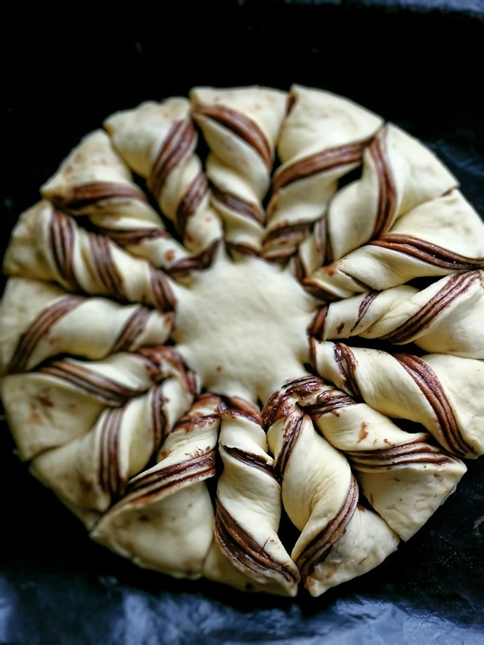 "Nutella star bread"