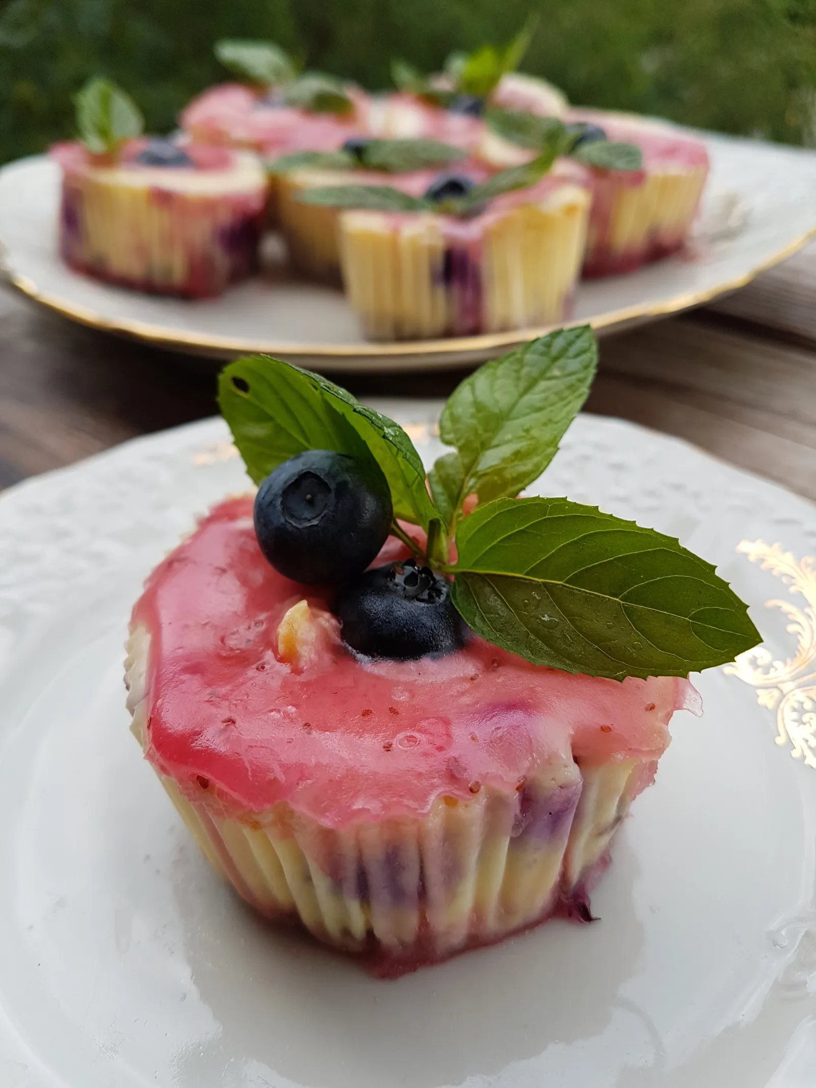 Mini chesecake s borovnicama