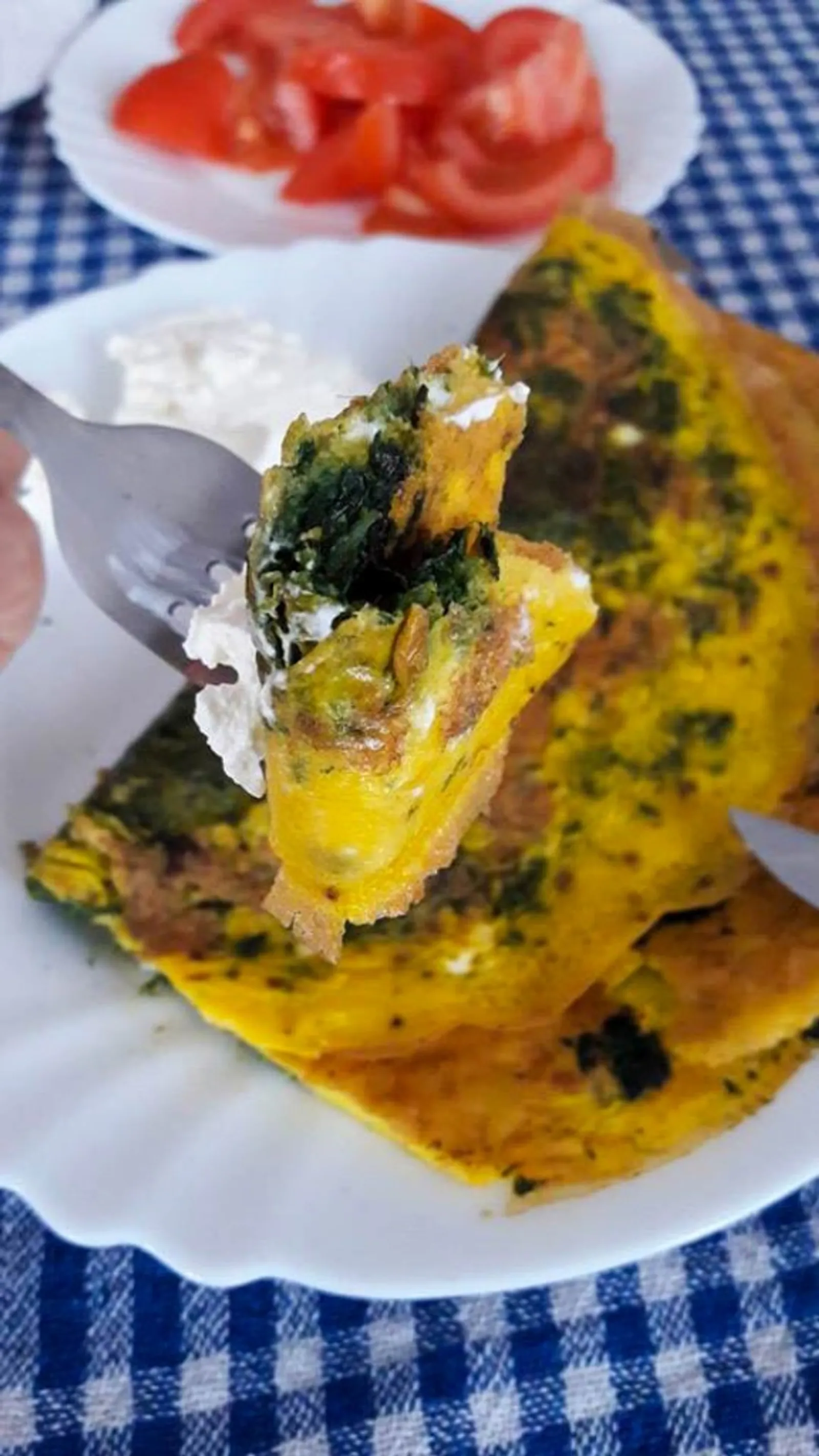 Omlet sa spinatom